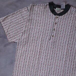 VINTAGE 90s ASH CREEK TINY FLORAL PATTERN SHIRT